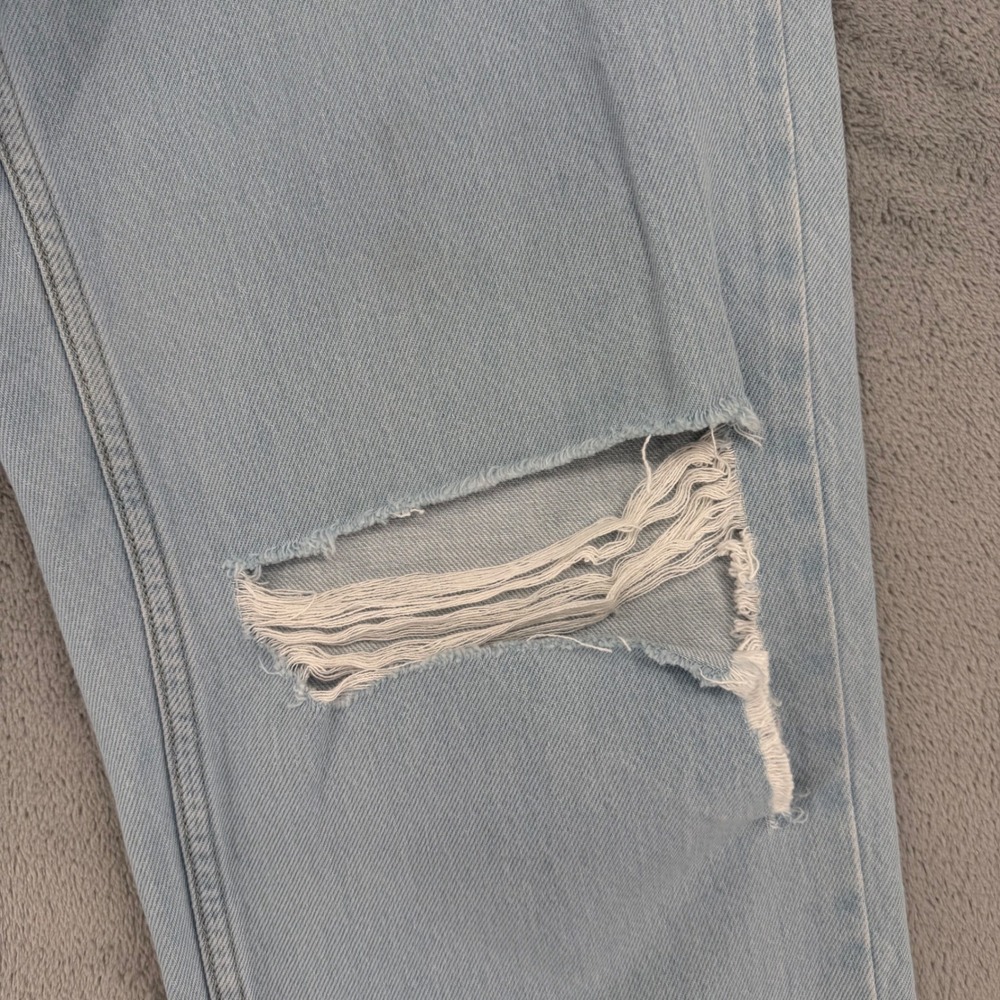 Levis Silver Tab 94 Baggy Light Wash Distressed Denim‎ Jeans Women's Size 28 - Picture 7 of 16